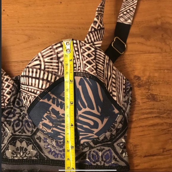 Maaji Bra Top & Corset Top Chiffon Bottom Mesh - Picture 3 of 6